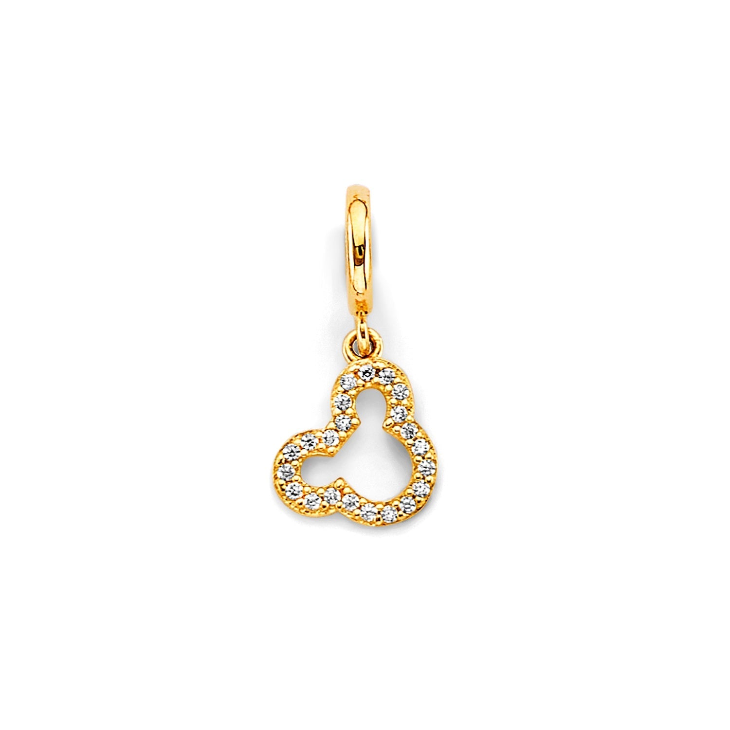 14K 2T Mouse Charm for Mix&Match Br