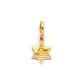 14KY Star of David Charm for Mix&Match Br
