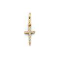 14KY CZ Cross Charm for Mix&Match Br