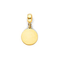 14KY Plain Engravable Chrm for Mix&Match Br