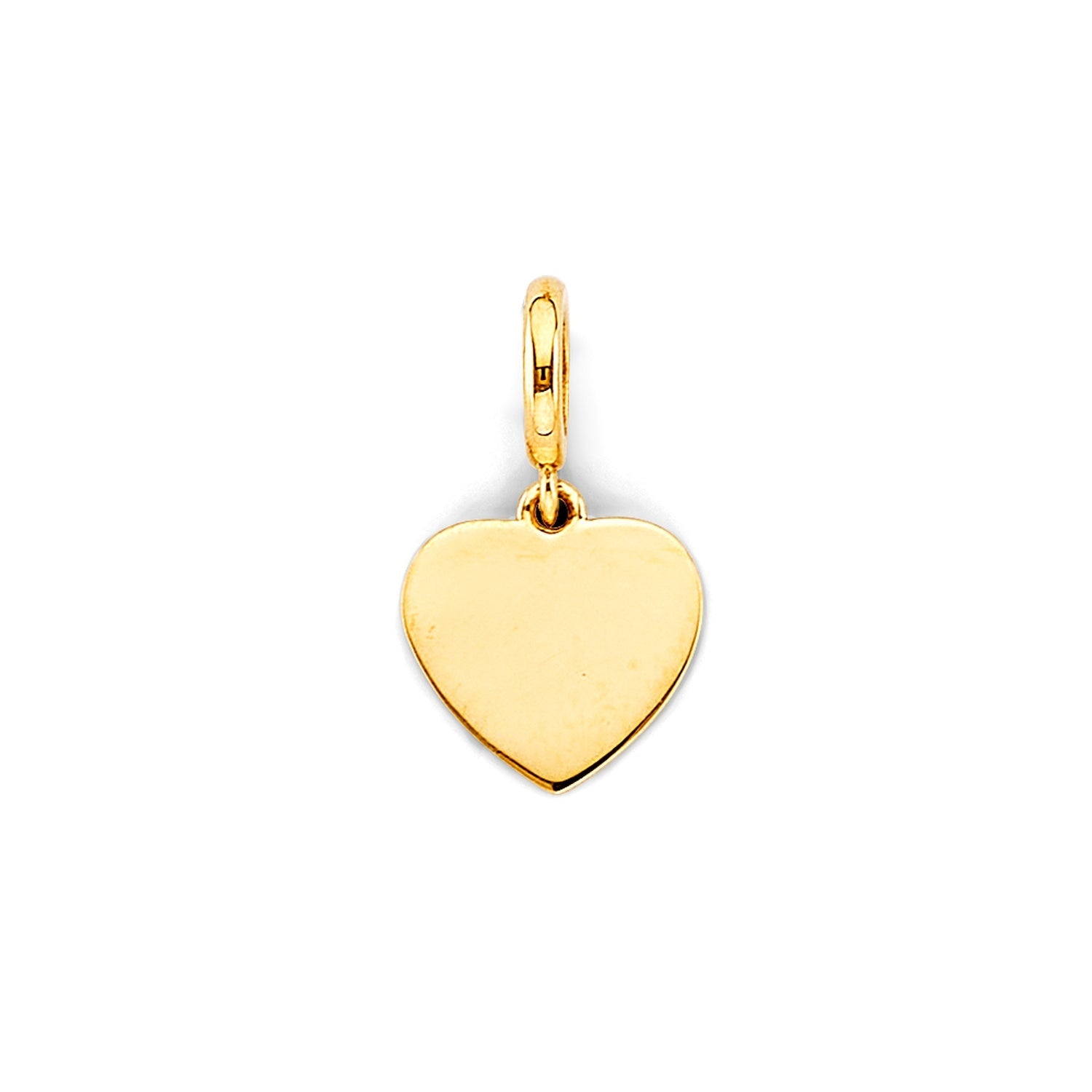 14KY Heart Engravable Chrm for Mix&Match Br