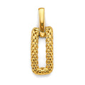 14KY Fancy Mesh Design Pendant