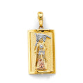 14K 3C Santa Muerte Pendant