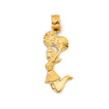 14KY Cheerleader Pendant