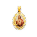 14KY Sacred Heart of Jesus Pendant