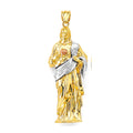 14K 3C Sacred Heart Of Jesus 3D Pendant