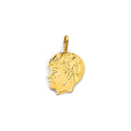14KY Boy's Face Pendant