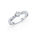 14KW CZ ENGAGEMENT RING (RG43)