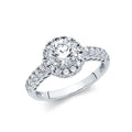 14KW CZ ENGAGEMENT RING (RG53)