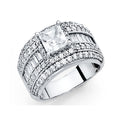 14KW CZ ENGAGEMENT RING (RG65)