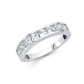14KW CZ WEDDING BAND (RG70W)