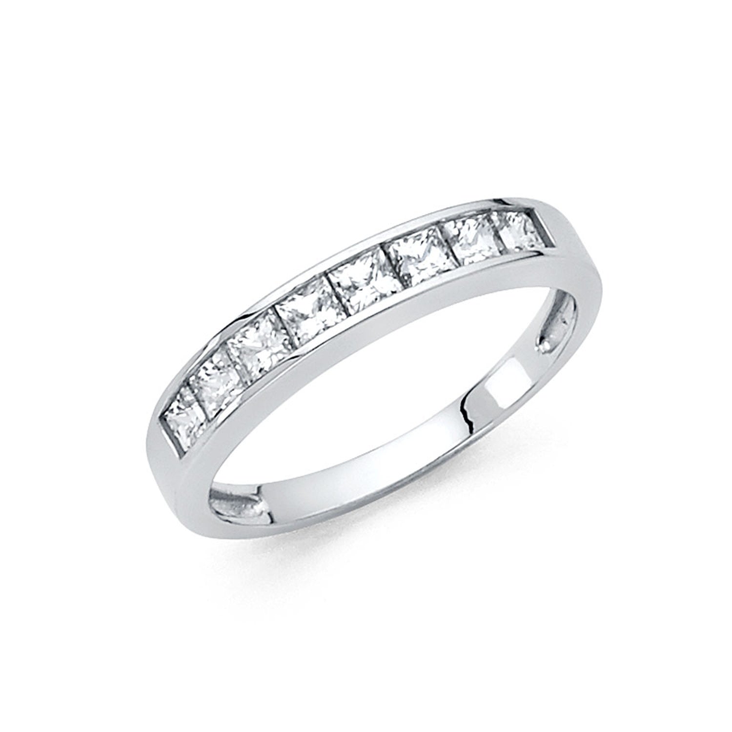 14KW CZ WEDDING BAND (RG71W)