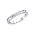 14KW CZ WEDDING BAND (RG72W)