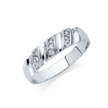 14KW CZ WEDDING BAND MEN (RG165)