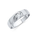14KW CZ WEDDING BAND MEN (RG169)