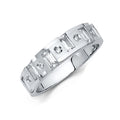 14KW CZ WEDDING BAND MEN (RG175)