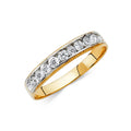 14KY CZ WEDDING BAND MEN (RG227)