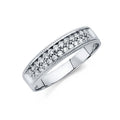 14KW CZ WEDDING BAND MEN (RG231)