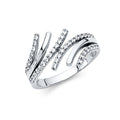 14KW CZ FANCY RING (RG281)