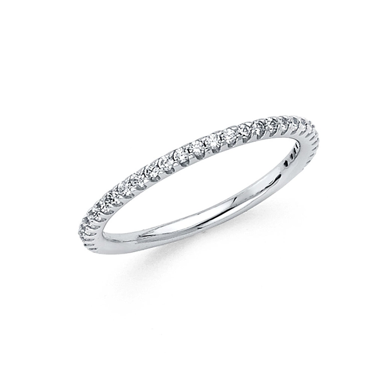 14KW CZ WEDDING BAND (RG287)