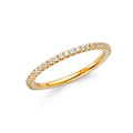 14KY CZ WEDDING BAND (RG288)