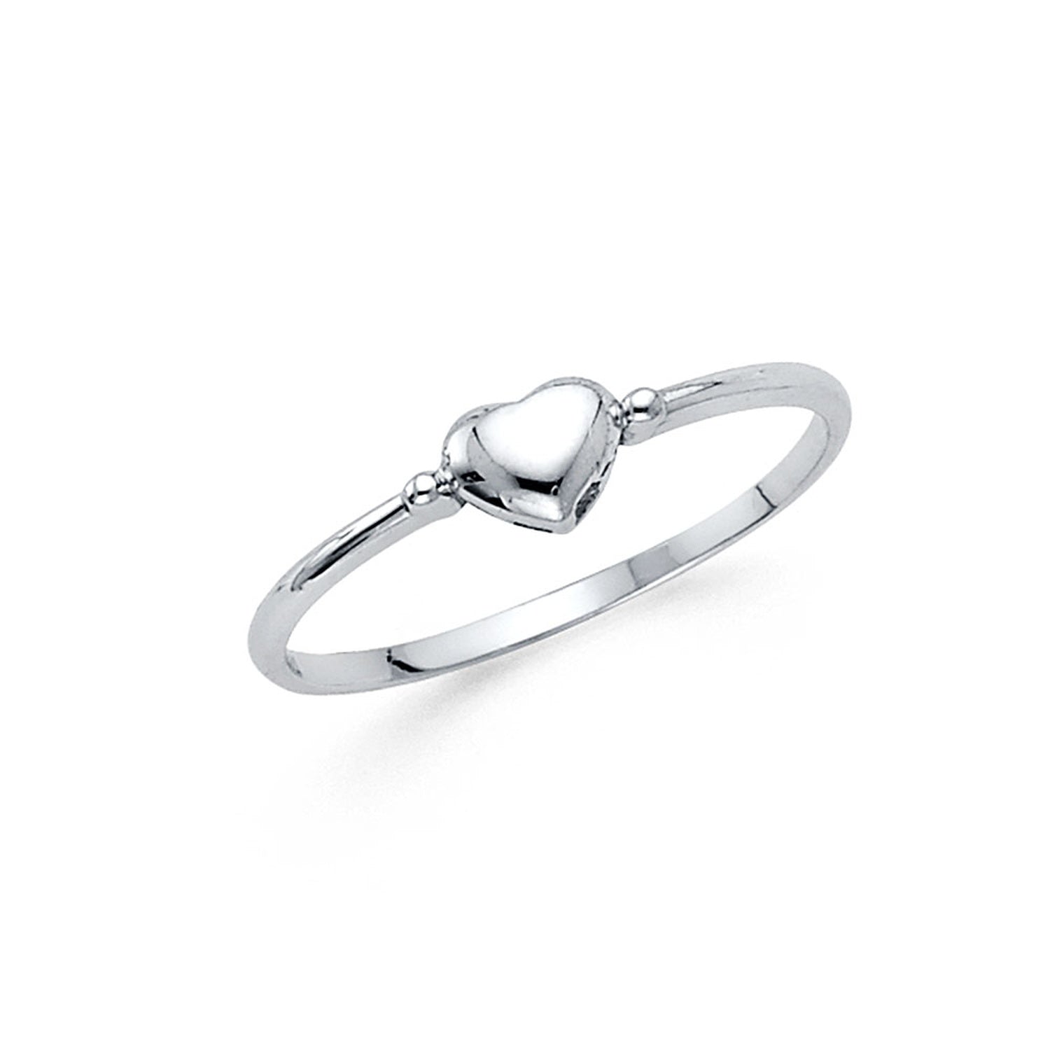 14KW HEART RING (RG306)