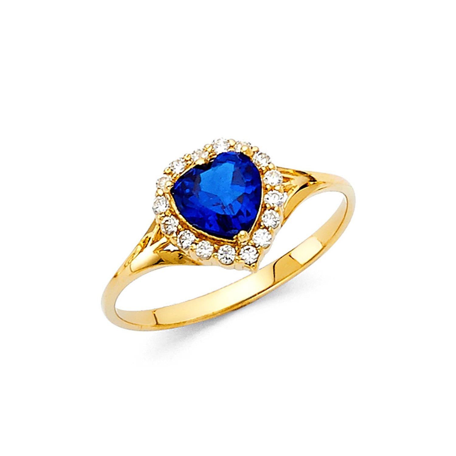 14KY LADIES CZ RING (RG349)