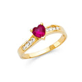 14KY LADIES CZ RING (RG361)
