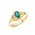 14KY LADIES CZ RING (RG362)