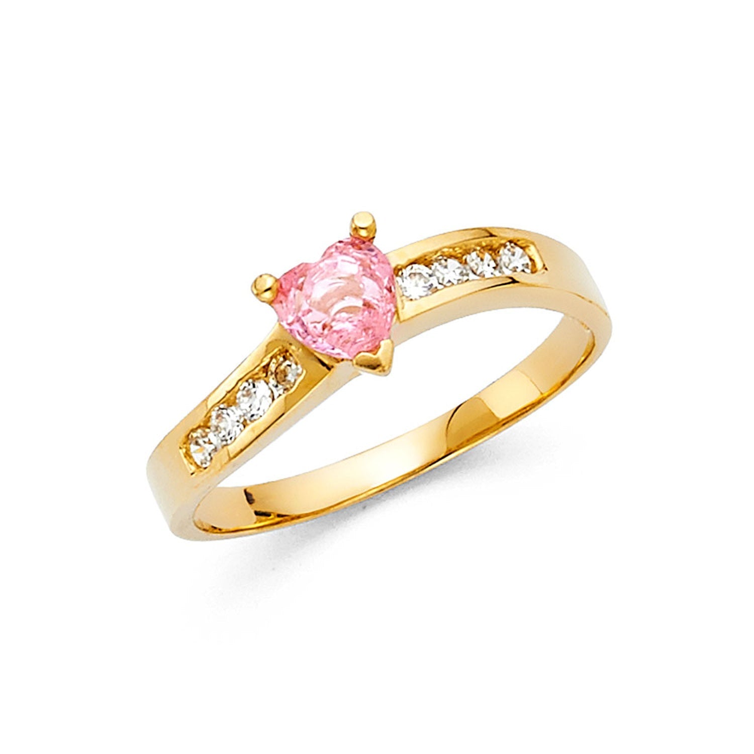 14KY LADIES CZ RING (RG380)