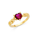 14KY LADIES CZ RING (RG410)