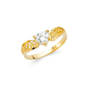 14KY LADIES CZ RING (RG412)