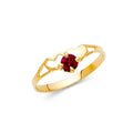 14KY LADIES CZ RING (RG420)