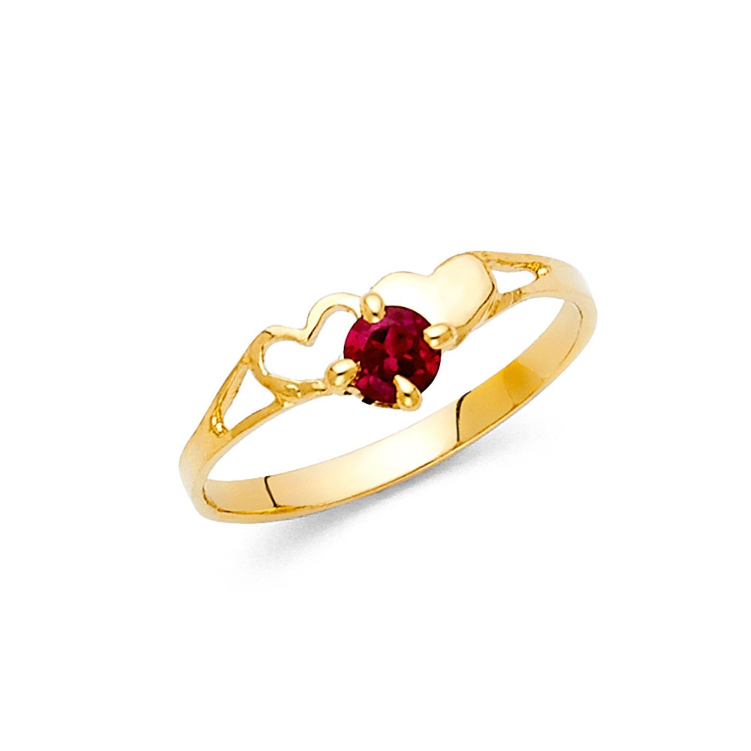 14KY LADIES CZ RING (RG420)