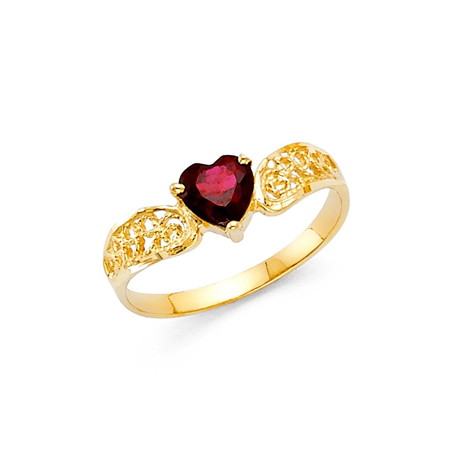 14KY LADIES CZ RING (RG440)