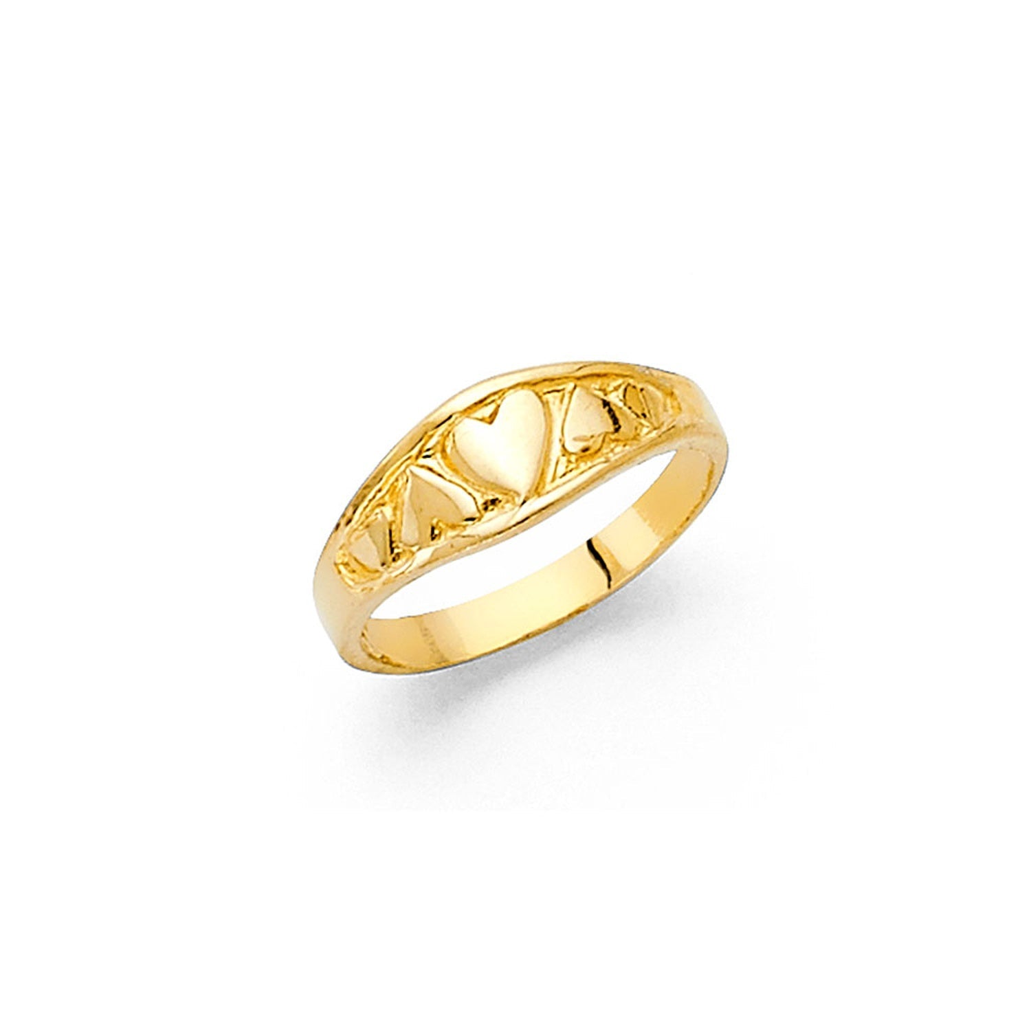 14KY BABY CZ RINGS (RG489)