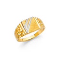 14K 2T BABY CZ RINGS (RG496)
