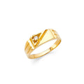 14KY BABY CZ RINGS (RG498)