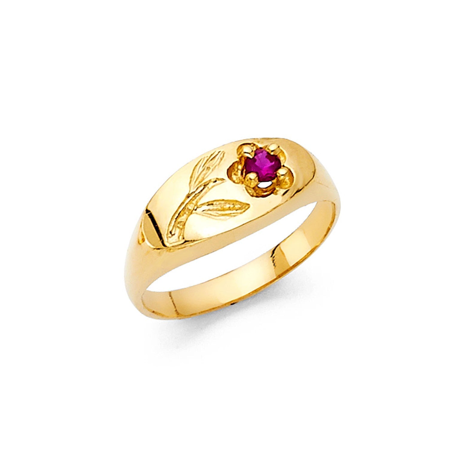 14KY BABY CZ RINGS (RG501)
