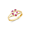 14KY BABY CZ RINGS (RG502)