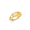 14KY BABY CZ RINGS (RG504)