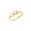 14KY BABY CZ RINGS (RG511)