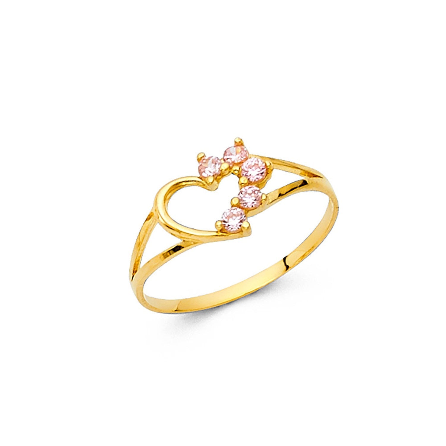 14KY BABY CZ RINGS (RG523)