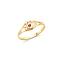 14KY BABY CZ RINGS (RG524)
