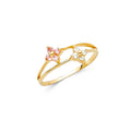 14KY BABY CZ RINGS (RG537)