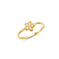 14KY BABY CZ RINGS (RG538)