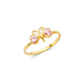 14KY BABY CZ RINGS (RG541)
