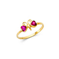 14KY BABY CZ RINGS (RG542)