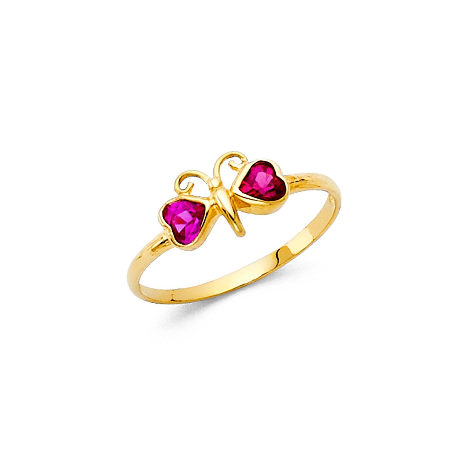 14KY BABY CZ RINGS (RG542)