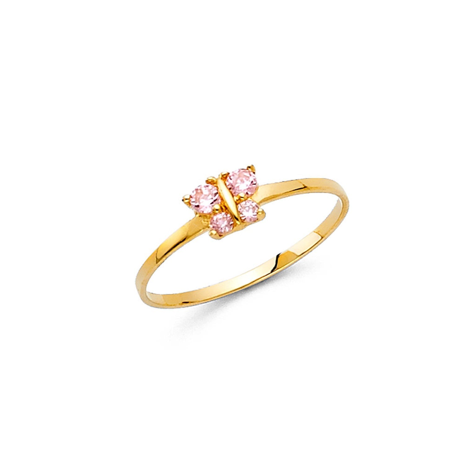 14KY BABY CZ RINGS (RG543)